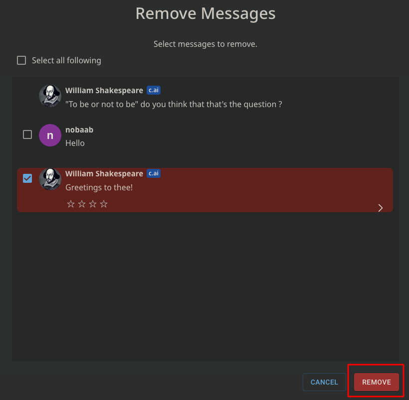 How To Delete Saved Chats On Character AI